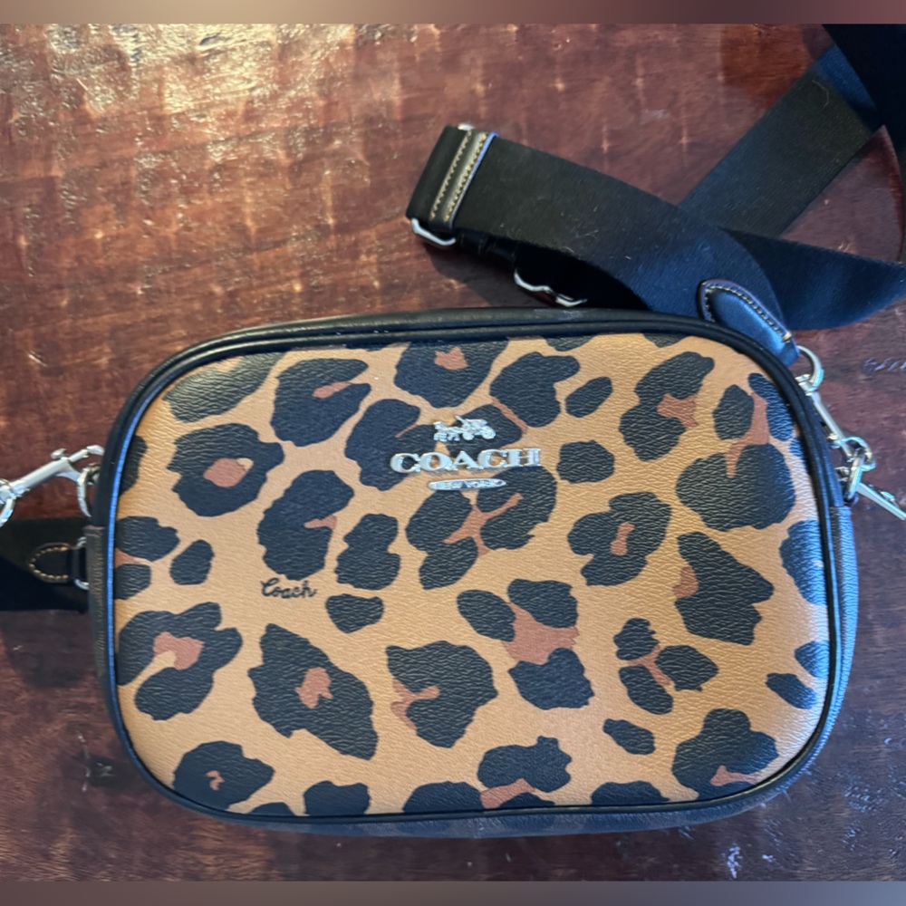 Coach Leopard Print Crossbody Bag